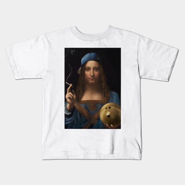 Salvator Ludi Kids T-Shirt by victorcalahan